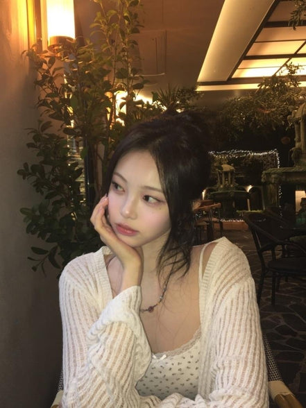 (ian同款) flower lace bra top (3 colors)