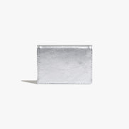 CRINKLE HALFMOON ACCORDION POCKET (SILVER)