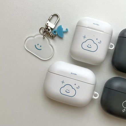 Skyfolio - whiteline cloud AirPods/ AirPods Pro Case