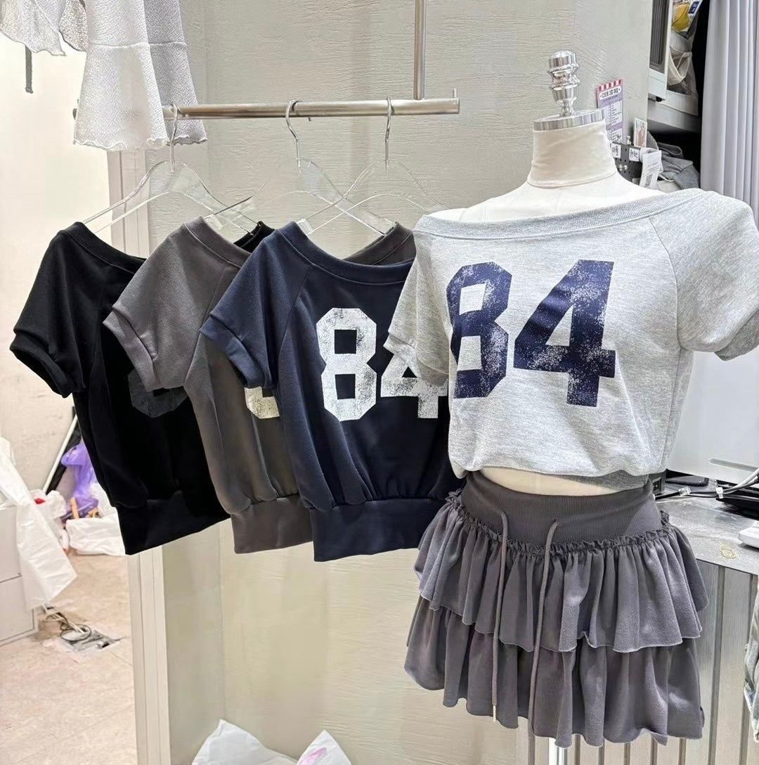 KR 84 CROPPED TSHIRT (4 COLORS)