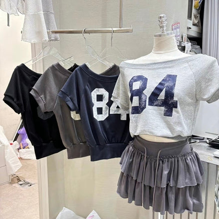 KR 84 CROPPED TSHIRT (4 COLORS)