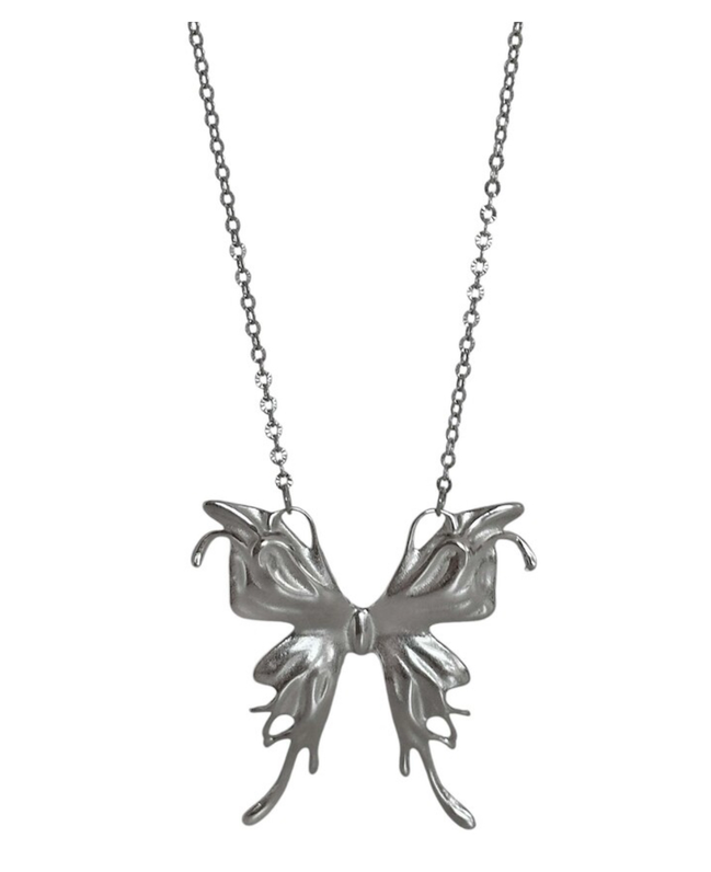 OFUSE - 24 winter - butterfly necklace