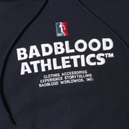 (現貨) badblood - Bold Logo 2 Heavyweight Crop Hoodie - Navy