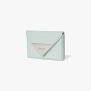 CRINKLE TRIANGLE ACCORDION POCKET D (PALE MINT)