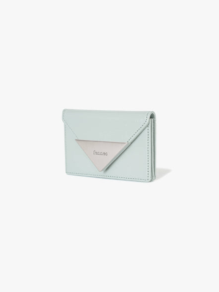 CRINKLE TRIANGLE ACCORDION POCKET D (PALE MINT)