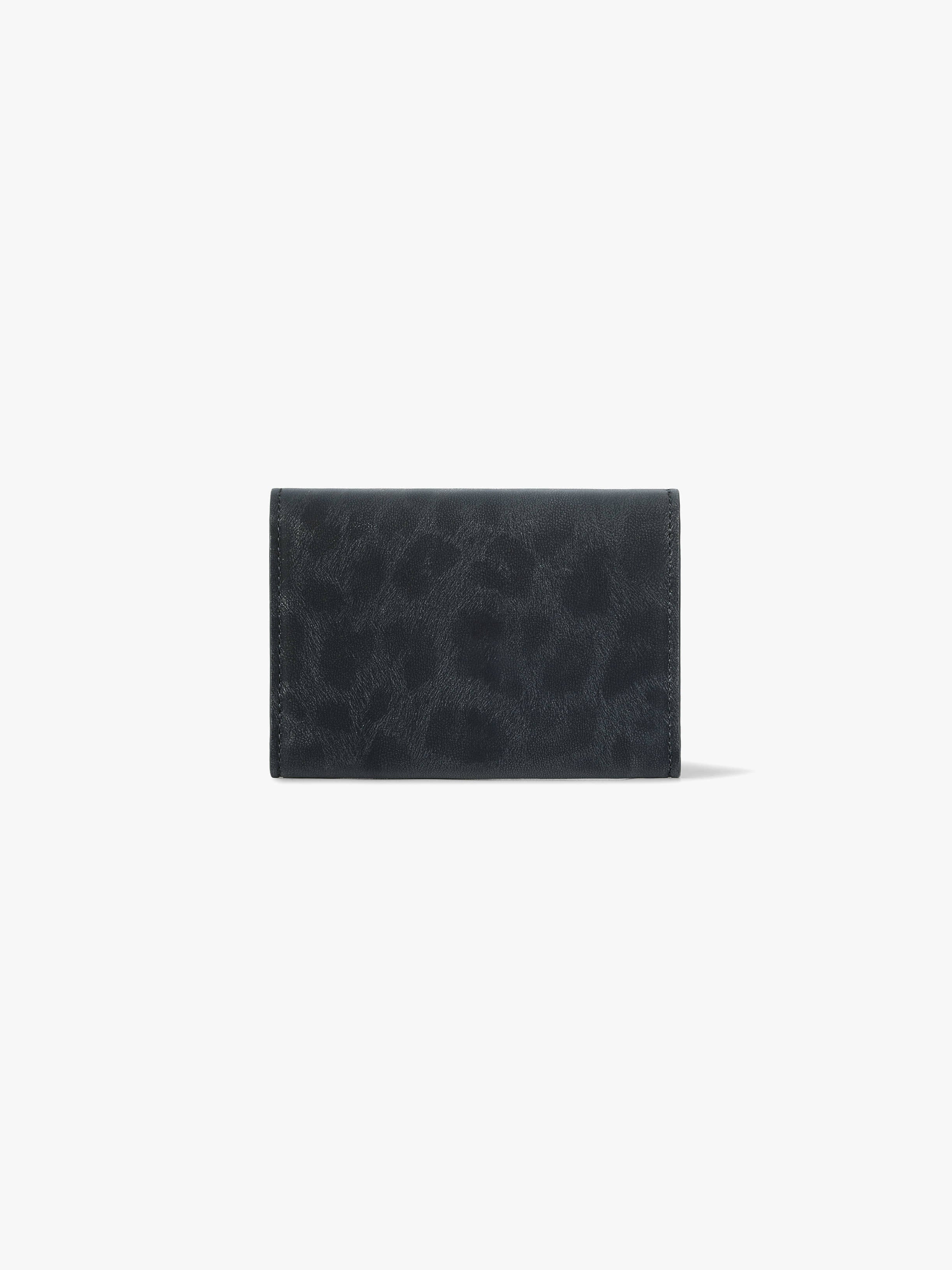 MATT TRIANGLE WALLET (LEOPARD NAVY)