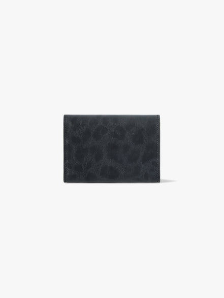 MATT TRIANGLE WALLET (LEOPARD NAVY)
