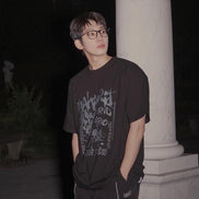 MAHAGRID - CORP TEE (BLACK) [SEVENTEEN WONWOO/ JEONGHAN同款]