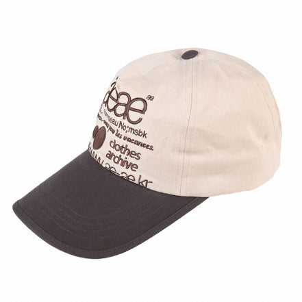 AEAE Web Logo 5pannel Cap [Charcoal/Moca]