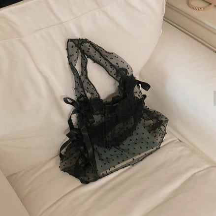 KR RIBBON MINI BAG (3 COLORS)