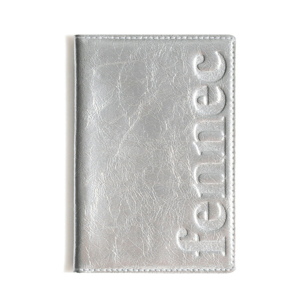 CRINKLE PASSPORT CASE (SILVER)