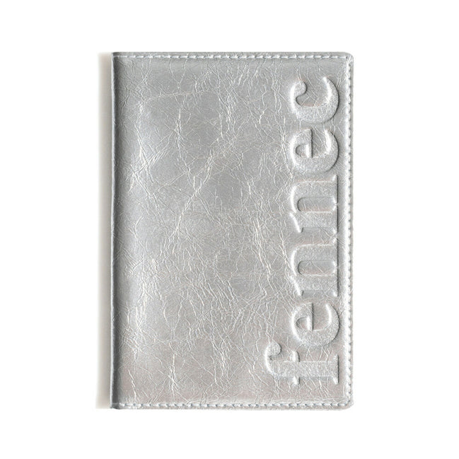 CRINKLE PASSPORT CASE (SILVER)