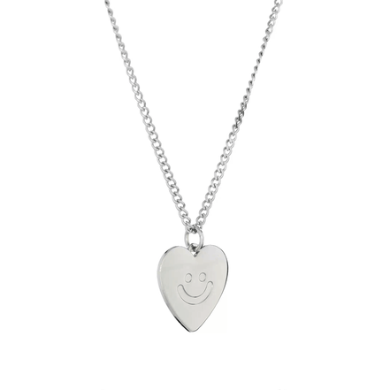 Almost Blue -  HEART SMILE NECKLACE