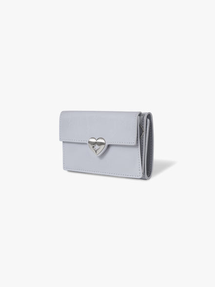 HEARTY TRIPLE WALLET (MISTY LAVENDER)