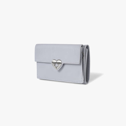 HEARTY TRIPLE WALLET (MISTY LAVENDER)
