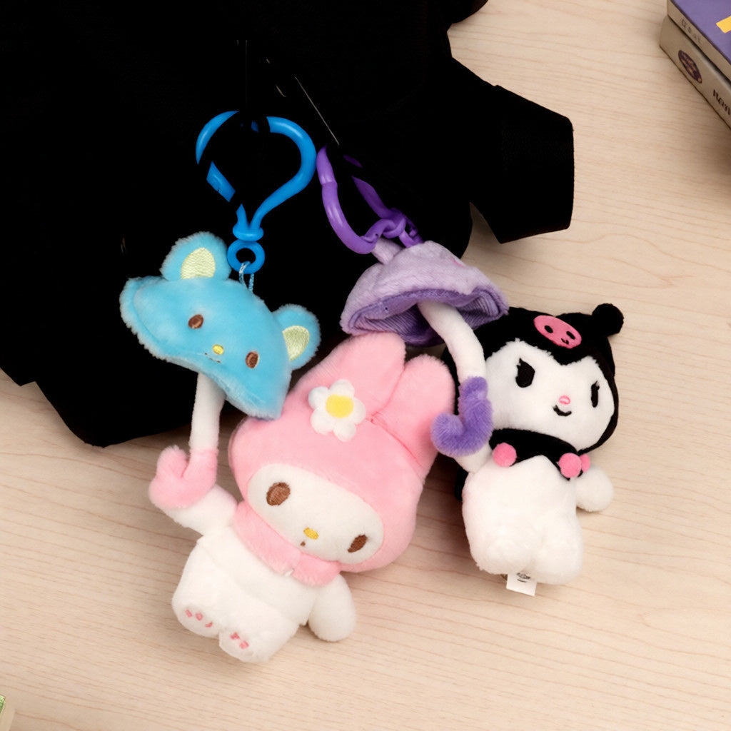 Sanrio umbrellas keyring