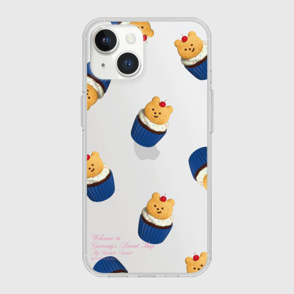 THE NINE MALL - pattern gummy muffin透明軟殼