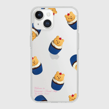 THE NINE MALL - pattern gummy muffin透明軟殼
