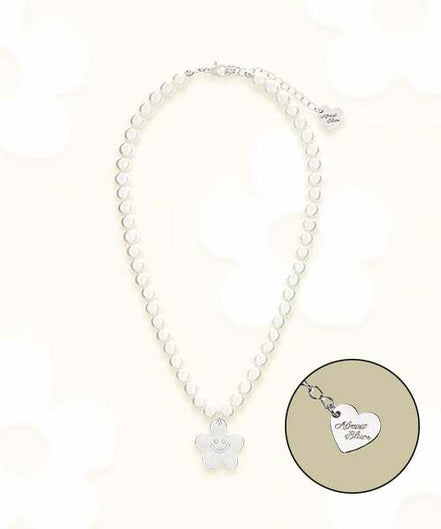 Almost Blue - SMILE FLOWER PEARL CHOKER