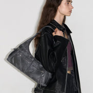 READY HOBO BAG (METAL GREY)