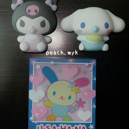(現貨) sanrio magnet (kuromi/cinnamoroll/usahana)