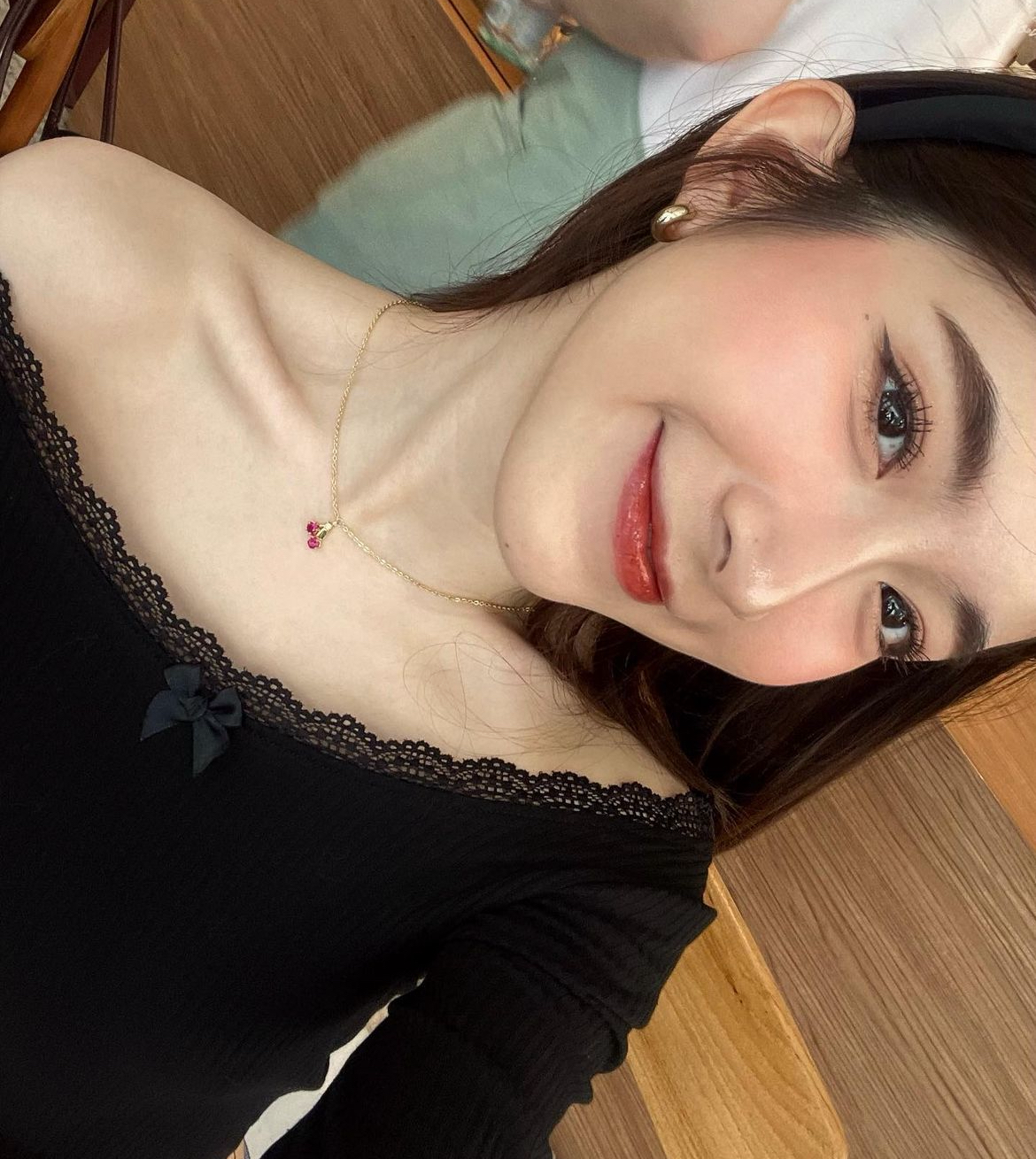 (現貨) TH MARIA LACE TOP (BLACK)