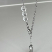 OFUSE - aqua necklace (clear)