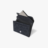TRIANGLE DOCO WALLET (LEOPARD NAVY)