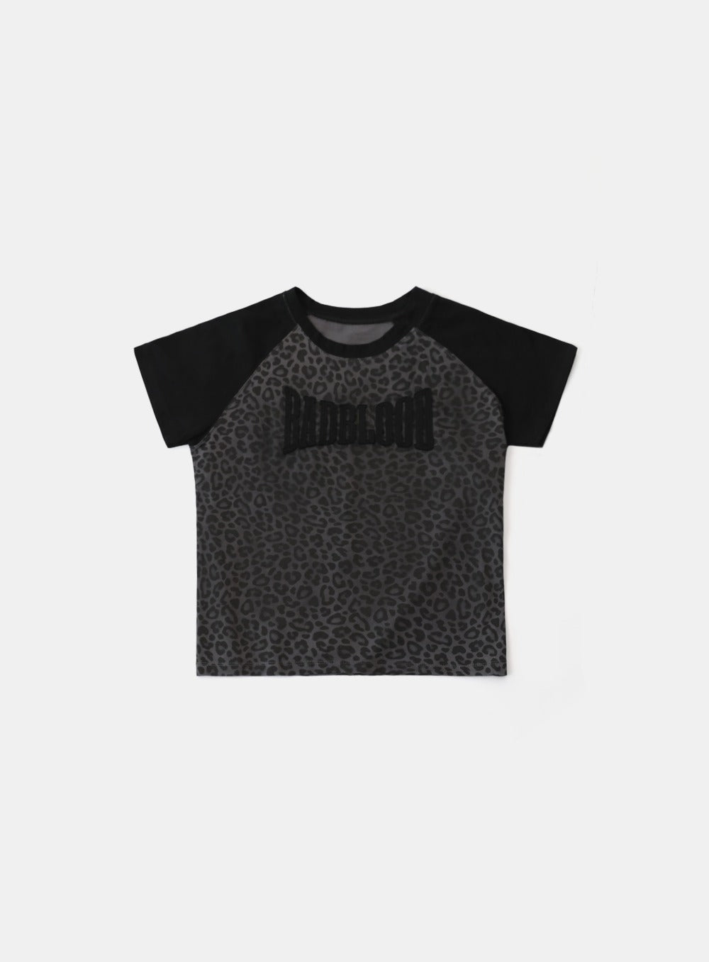 bad blood - Contrast short sleeve (Black Leopard)
