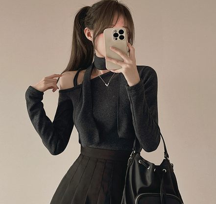 KR HANNI MUFFLER TOP SET (3 COLORS)