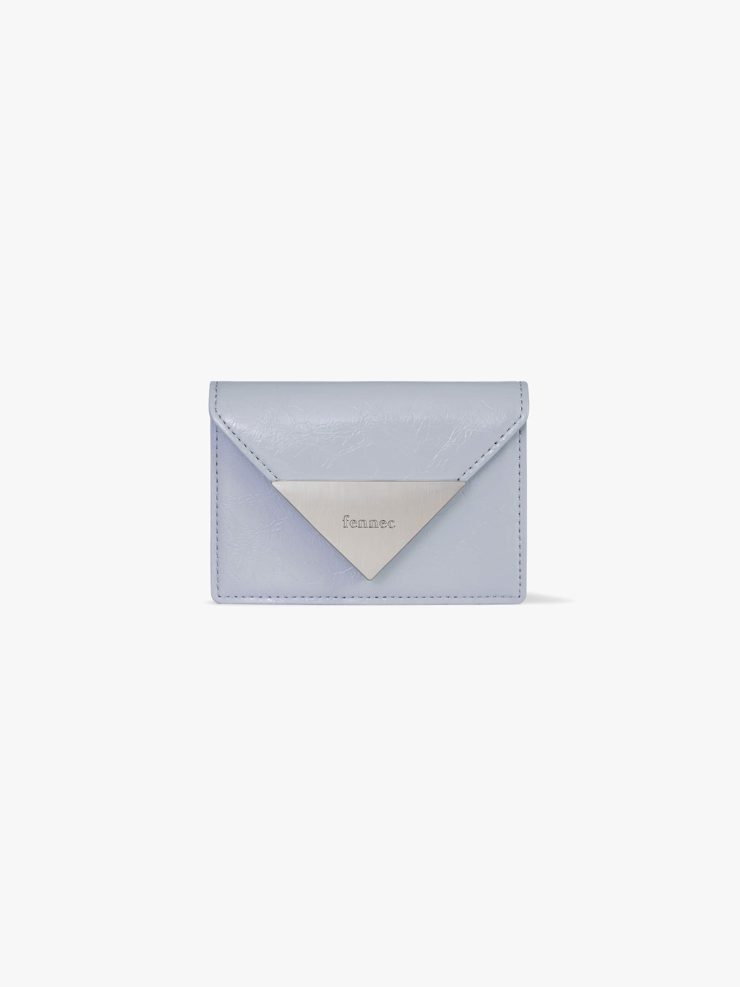 (現貨)CRINKLE TRIANGLE ACCORDION POCKET - MISTY LAVENDER