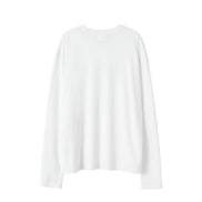 SCULPTOR - Washed Long Sleeve Tee Washed (White)