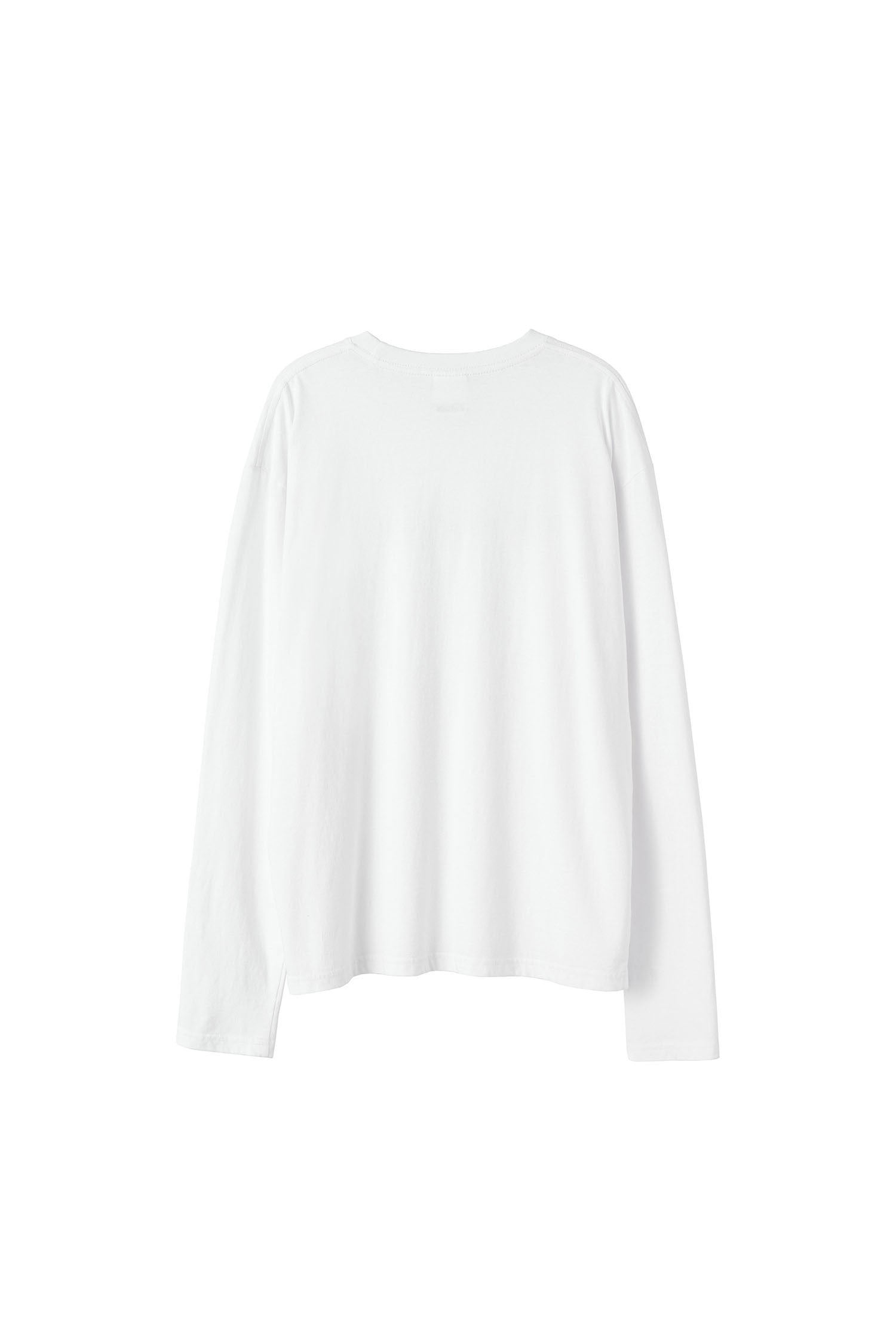 SCULPTOR - Washed Long Sleeve Tee Washed (White)