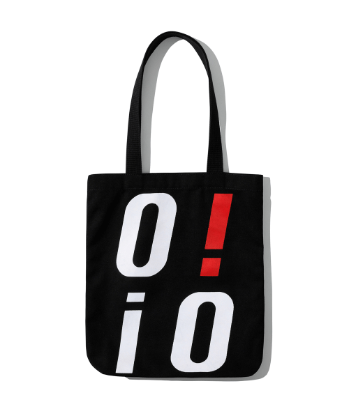 OIOI - BIG LOGO ECO BAG [BLACK]