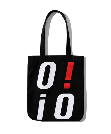 OIOI - BIG LOGO ECO BAG [BLACK]