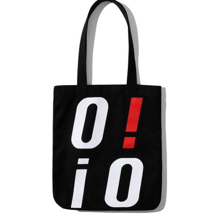 OIOI - BIG LOGO ECO BAG [BLACK]