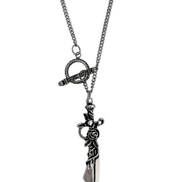 OFUSE - rose knife necklace