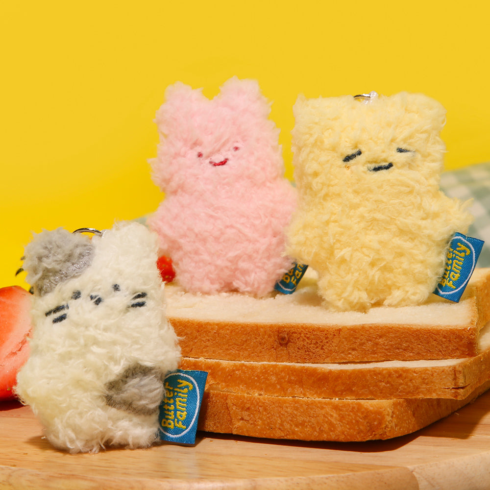 Butter Shop - Milk cat mini keyring