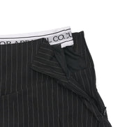 [NIGNING同款] Peekaboo Lowrise Skort Black Pin Stripe [NIGNING同款]