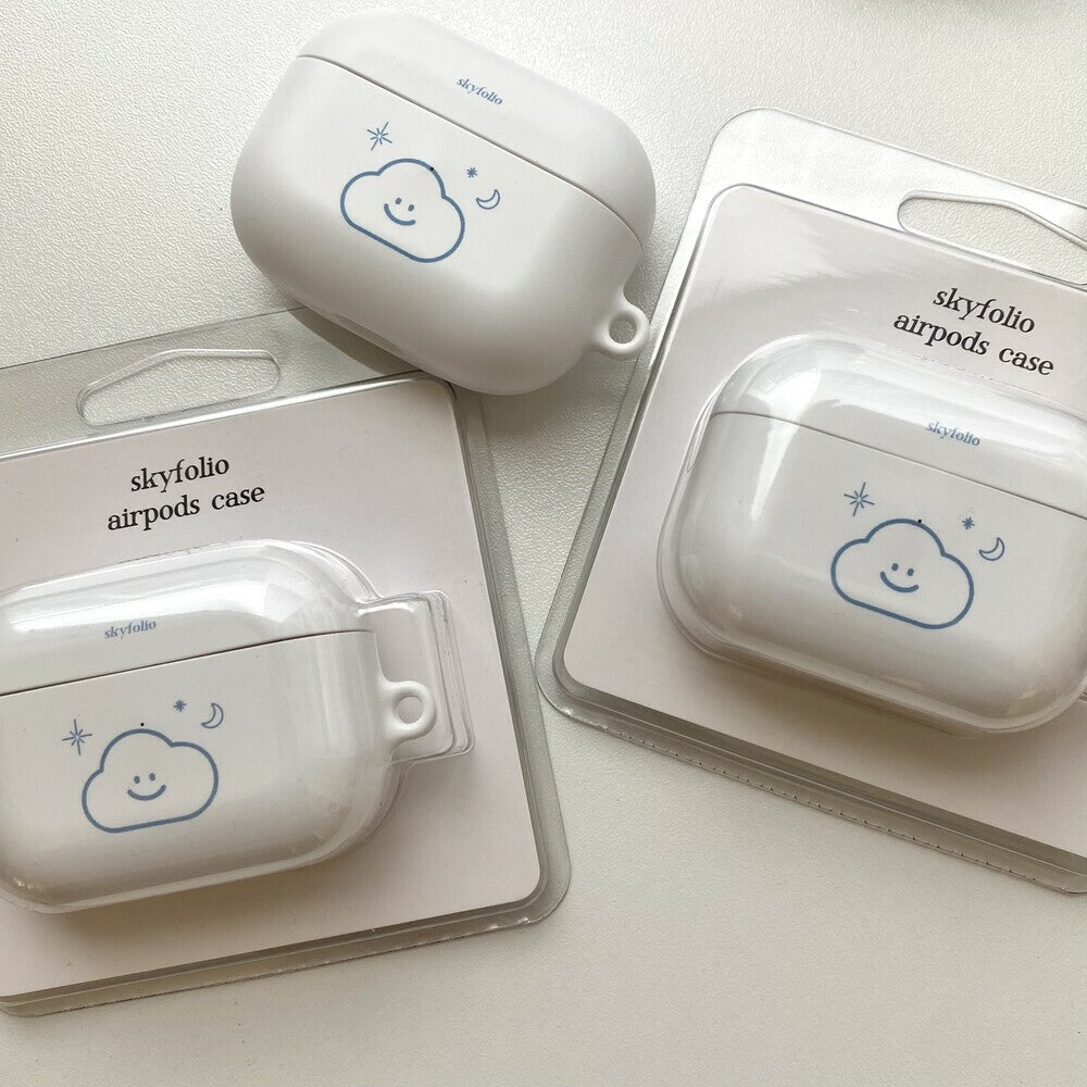 Skyfolio - whiteline cloud AirPods/ AirPods Pro Case