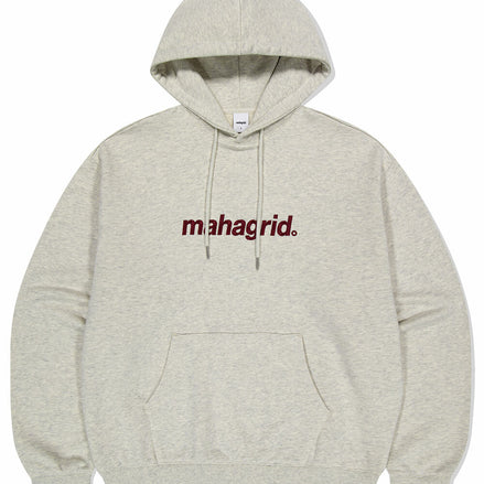 mahagrid - BASIC LOGO HOODIE (OATMEAL)