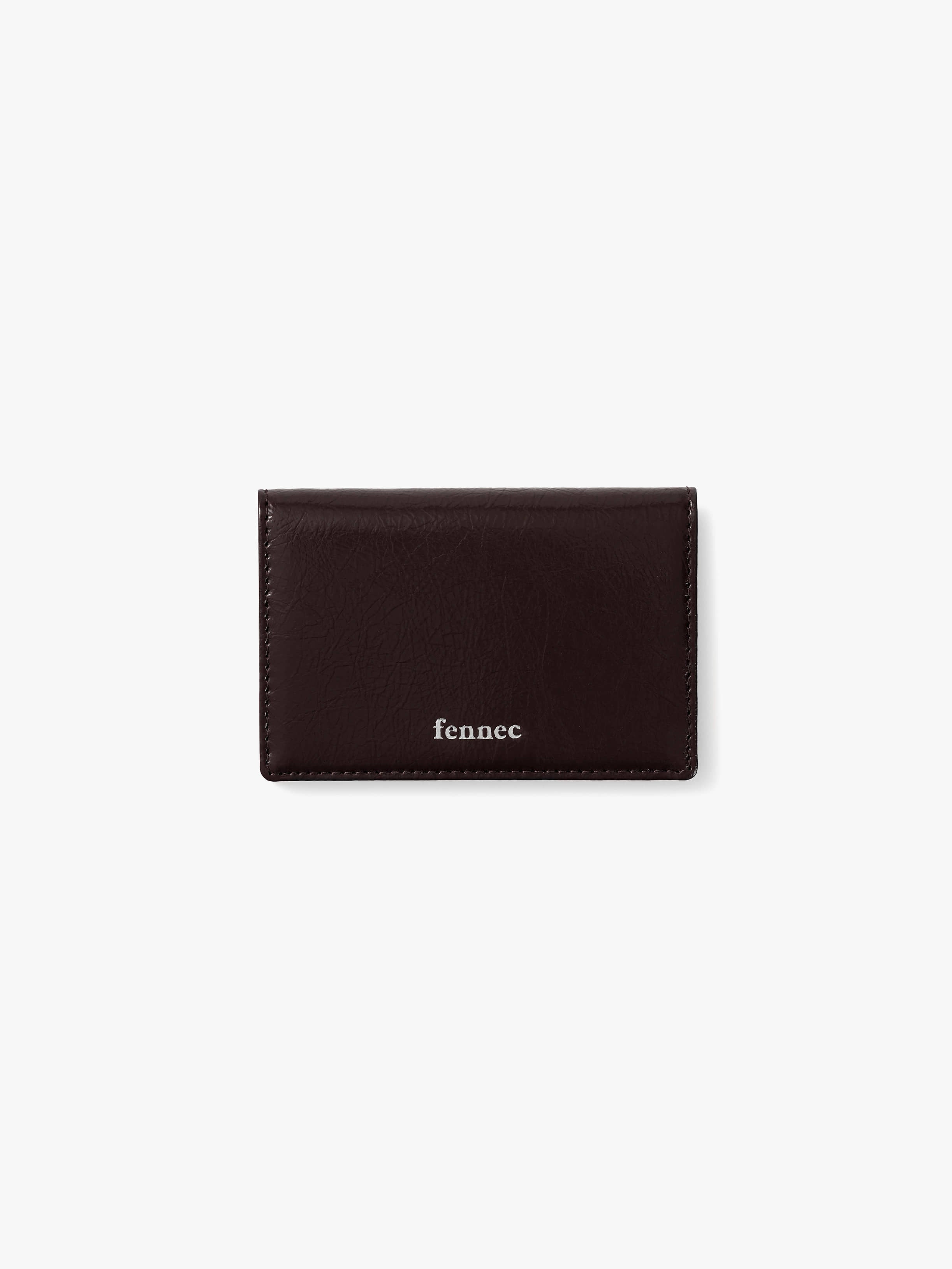 CRINKLE SOFT CARD CASE (ESPRESSO)