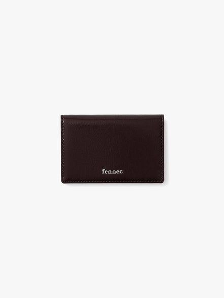 CRINKLE SOFT CARD CASE (ESPRESSO)