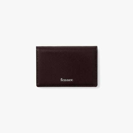 CRINKLE SOFT CARD CASE (ESPRESSO)