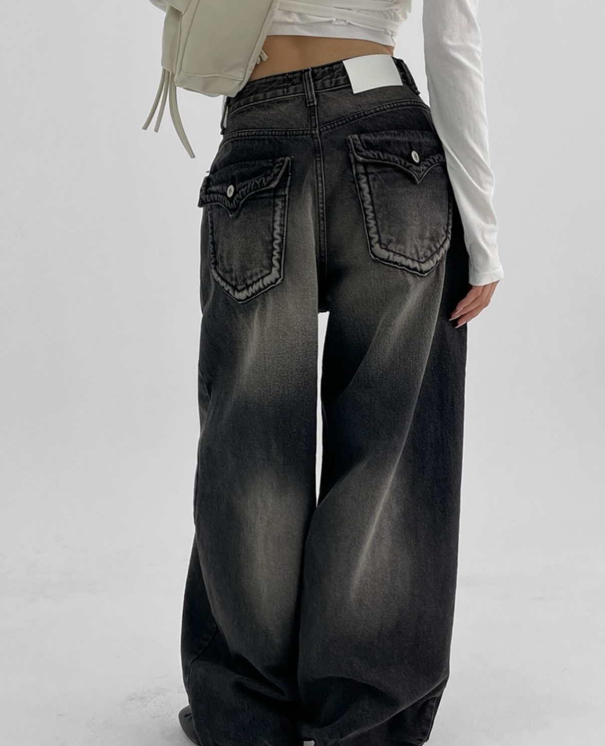 [KARINA同款] KR KARINA DENIM PANTS (2 COLORS)