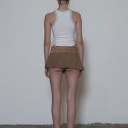 SCULPTOR - Maria Tear Drop Tank Top Dirty (Peach/Raw)