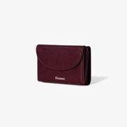 CRINKLE HALFMOON MINI WALLET (DEEP CHERRY)