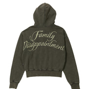 SCULPTOR - Bad Seed Washed Hoodie Zip-Up (Charcoal)