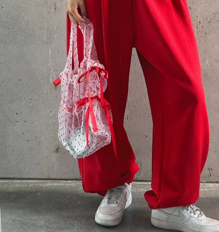 KR RIBBON MINI BAG (3 COLORS)
