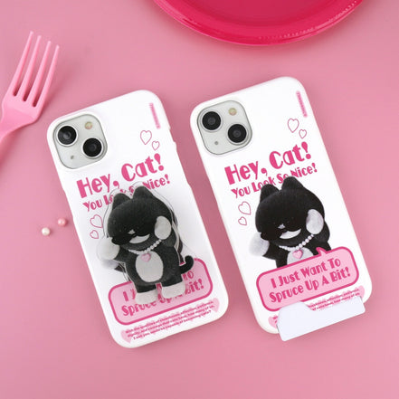 THE NINE MALL - heart pendant hey cat 硬殼